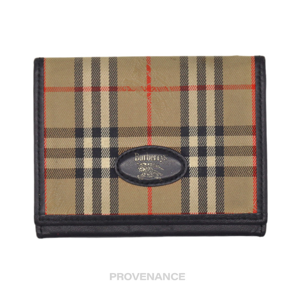 🔴 Burberry ID Card Wallet - Nova Check - Picture 1 of 5